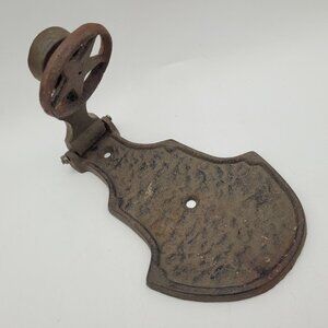 Vintage Cast Iron Door Knocker Star Western Rustic Country 7" X 4.5"